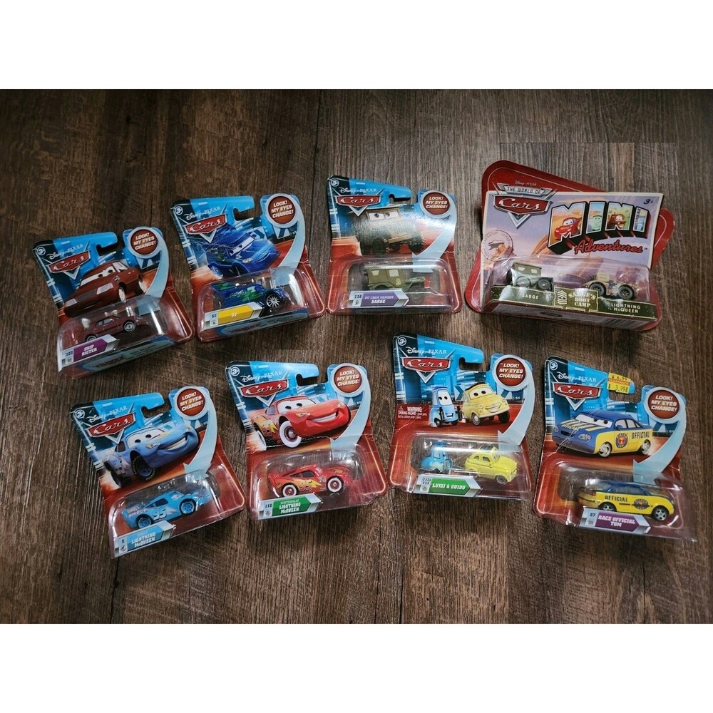 Lot Of 8 Cars Movie Collectible Hot Wheels 2009/2010